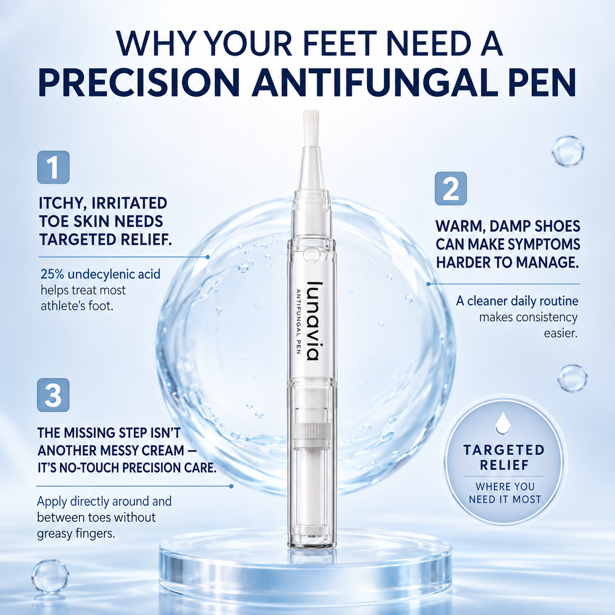 Sivara Antifungal Pen 25% Undecylenic Acid